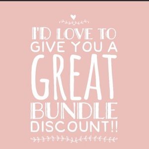 ⭐️⭐️⭐️BUNDLE DISCOUNT DAY⭐️⭐️⭐️2.00 off per item on a bundle of 2 or more items.